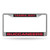 6" x 12" Red and Black NFL Tampa Bay Buccaneers License Plate Cover - IMAGE 1