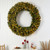 Frosted Artificial Christmas Wreath with Pinecones, 60-Inch, Clear LED Lights - IMAGE 2