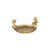 Handmade Mushroom Cast Iron Tray - 6" - Gold Finish - IMAGE 5