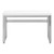 Rectangular Adjustable Height Computer Desk - 4' - White and Silver - IMAGE 5