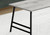 Rectangular Two Tone Coffee Table - 40" - Gray and Black - IMAGE 3