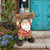 22" Willie Gnome the Greeter with "Welcome" Sign Outdoor Garden Statue - IMAGE 2
