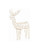 48" Winter Frost Pure White LED Standing Buck Deer Christmas Yard Art Decoration - IMAGE 1