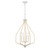 4-Light Coastal Hanging Pendant Ceiling Fixture - 28.5'' - Beige and White - IMAGE 1