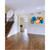 64" Vibrantly Colored 8-Plate Glass Collage Wall Art Decor - IMAGE 2
