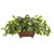 34" Artificial Pothos Plant in Metal Planter - IMAGE 1