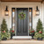 Holly and Berries, Frosted Thistle and Pine Artificial Christmas Wreath - 24" - Unlit - IMAGE 1