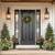 Crabapple and Berries Boxwood and Pine Artificial Christmas Wreath - 26" - Unlit - IMAGE 1