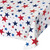 Patriotic Stars Rectangular Tablecloth - 8.5' - Red and Blue - Club Pack of 12 - IMAGE 1