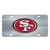 12” NFL San Francisco 49ers Automotive Diecast License Plate - IMAGE 1