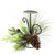 Pine Cones and Jingle Bell Christmas Pillar Candle Holder - 10" - IMAGE 5