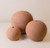 Medium Clay Sphere Accent Tabletop Decoration - 16" - Beige - IMAGE 3