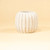 Rustic Fluted Pot Planter - 20" - White - IMAGE 1