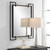 Open Framed Rectangular Wall Mirror - 42" - Black and Gold - IMAGE 2