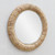 Twisted Seagrass Framed Wall Mirror - 36" - Round - IMAGE 3