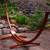12' Brown Contemporary Arc Hammock Stand Frame - IMAGE 2