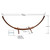 12' Brown Contemporary Arc Hammock Stand Frame - IMAGE 4