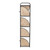 Handmade Five Tier Foldable Corner Shelf - 61.75" - Brown and Gray - IMAGE 6