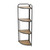 Handmade Four Tier Foldable Corner Shelf - 46.5" - Brown and Gray - IMAGE 5