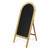 Large Wooden Chalkboard with Kickstand Tabletop Decoration - 40.25" - Brown and Black - IMAGE 3