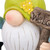 Welcome Gnome with Lantern Outdoor Garden Statue - 17.75"