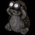 Hedgehog with Binoculars Outdoor Solar Lighted Garden Statue - 11.5" - IMAGE 4