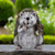 Hedgehog Holding Mushroom Outdoor Garden Statue - 8.5" - IMAGE 3