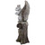 Squirrel on Tree Stump Outdoor Garden Statue - 22.75"