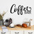19.5" Black Coffee Bar Script Wall Sign - IMAGE 2