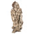13.5" Eagle Owl on a Tree Stump Driftwood Outdoor Garden Statue - IMAGE 5