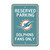 18" NFL Miami Dolphins 'Reserved Parking' Wall Sign - IMAGE 1
