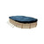 Oval Super Guard Heavy Duty Above Ground Swimming Pool Winter Cover - 12' x 24' - IMAGE 1