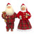Set of 2 Standing Pajama Claus Christmas Figures 15.5" - IMAGE 1