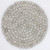 Round Wool Pom Trivet - 13.5" - Gray - IMAGE 1