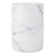Marble Ceramic Cylindrical Utensil Holder - 7.5" - White - IMAGE 1