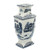 Oriental Ceramic Vase - 15" - Blue and White - IMAGE 2