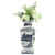 Oriental Ceramic Vase - 15" - Blue and White - IMAGE 4