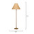 Wooden and Metallic Floor Lamp with Hand Woven Cone Shade - Beige 64.5" - - IMAGE 5