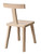Hand-Crafted Wooden Armless Chair - 32.5" - White - IMAGE 3