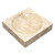 Travertine Concave Accent Bowl - 8" - Beige - IMAGE 1