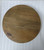 Rustic Wooden Round Serving Tray - 15.25" - Brown