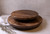 Natural Burnt Wood Finish Lazy Susan Turntable Rotating Tray - 18" - Brown - IMAGE 4
