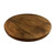 Natural Burnt Wood Finish Lazy Susan Turntable Rotating Tray - 14" - Brown - IMAGE 1