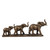 Elephant Family Figurine Statue - 18" - Bronze Finish - IMAGE 2