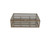 Rectangular Decorative Box - 8.25" - Gold and Clear - IMAGE 1