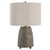 Textured Table Lamp with Drum Shade - 22.5" - Patina Green - IMAGE 1