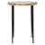 Tall Stiletto Side Table - 22.5" - Antique Gold and Black - IMAGE 1