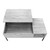 Rectangular Lift Top Coffee Table with Storage – 42” – Gray and Black - IMAGE 6