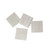 Square Coasters - 4" - White - Set of 4 - IMAGE 1
