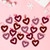 Set of 18 Shimmering Tinsel Hearts Valentine's Day Hanging Wall Decorations 4" - IMAGE 4